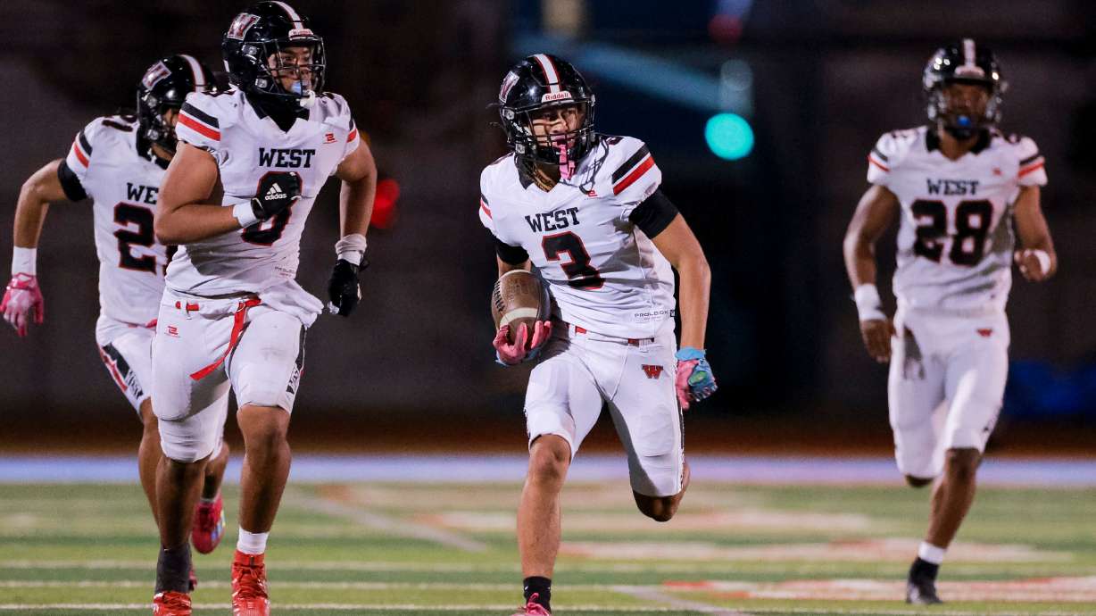 Granger plays West in a football game at Granger High School in West Valley City on Friday, Oct. 10, 2025.