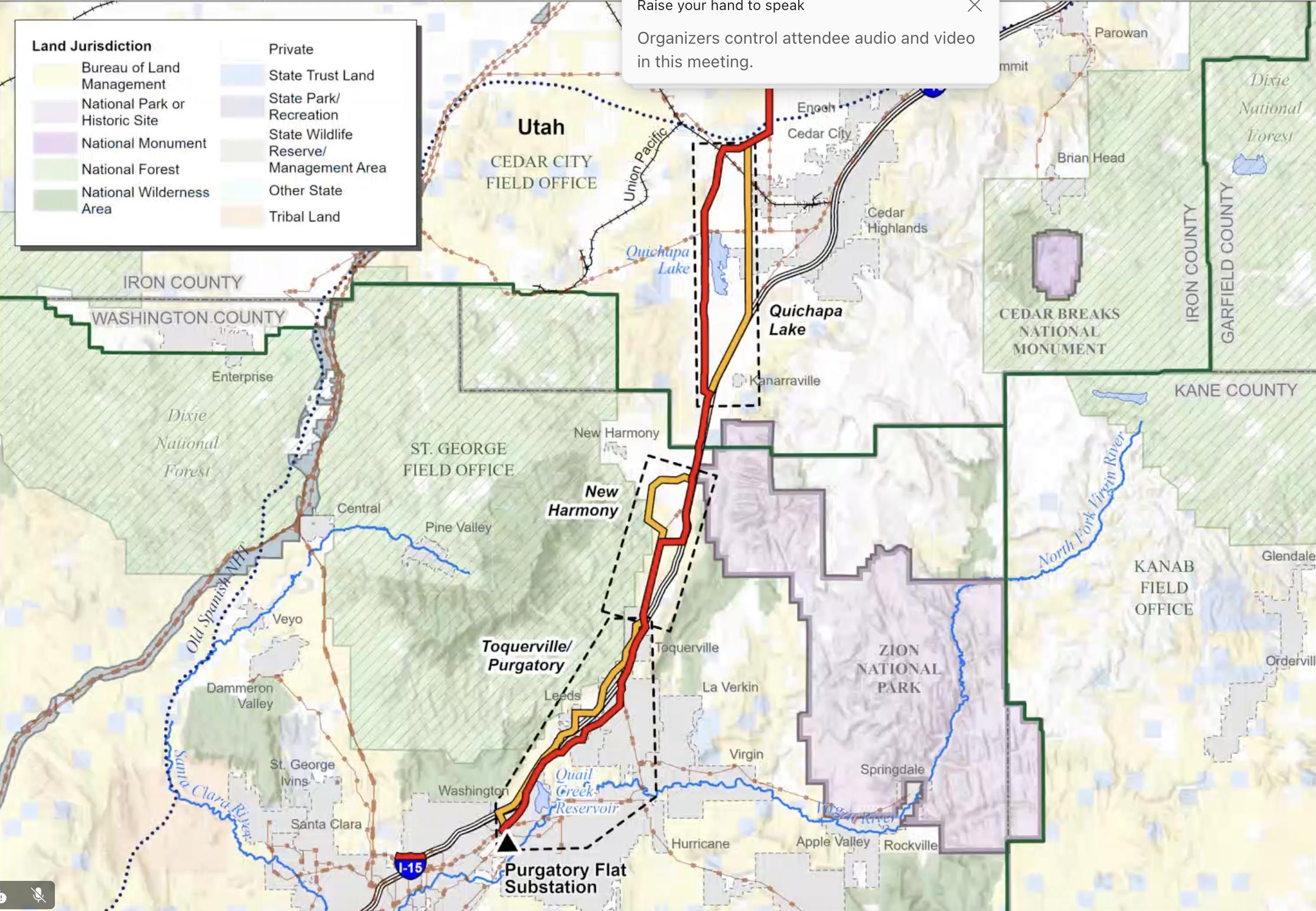 Rocky Mountain Power plans 54-mile transmission line along I-15 in southern Utah; public input sought