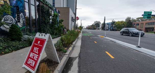 Salt Lake City opened a new bike lane this year. A local business owner wants it gone