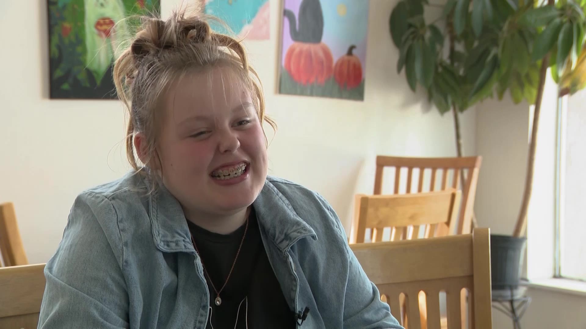 After 21 foster homes, Kiara is still building connections