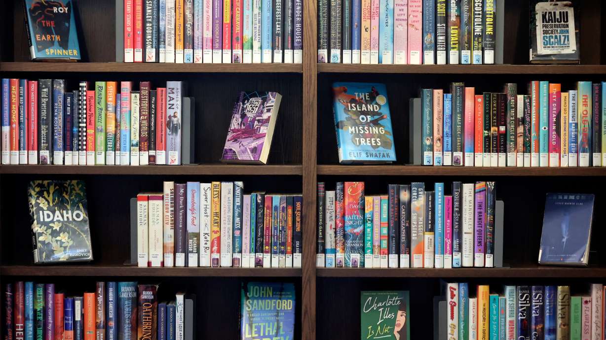 Literacy Match is a new program that uses philanthropic investments from businesses to help fund Utah's Kâ3 literacy needs. Books are pictured at the Sprague branch of the Salt Lake City Public Library in Salt Lake City on Aug. 28.