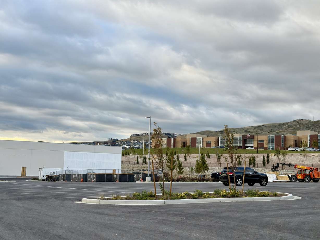 A Target store is under construction near Viewpoint Middle School in Lehi. Community members are urging UDOT to prioritize a pedestrian bridge across nearby Timpanogos Highway for student safety.
