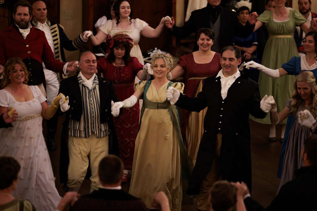 Utah readers dress in costume and participate in the annual Regency Retreat from author Julianne Donaldson.