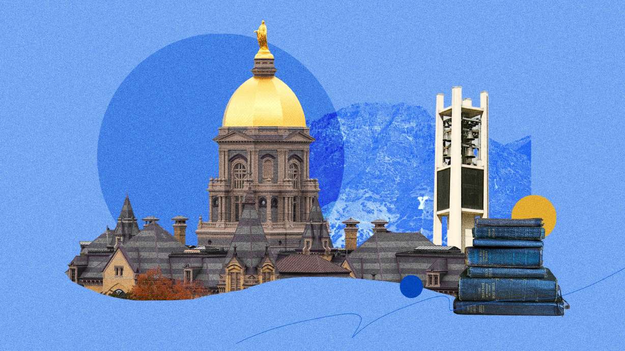 When BYU and Notre Dame meet on Saturday, there will be plenty to watch on the field, but the two institutions have more intertwined history than you think.
