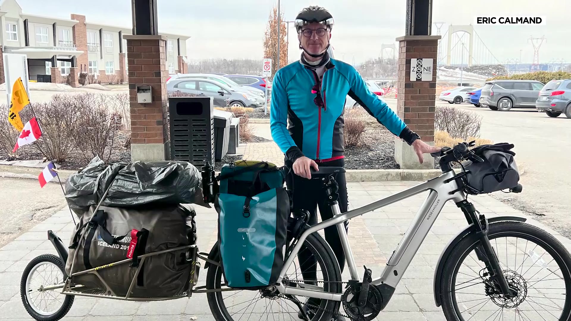 Cancer survivor cycles around the world to raise awareness for cancer research