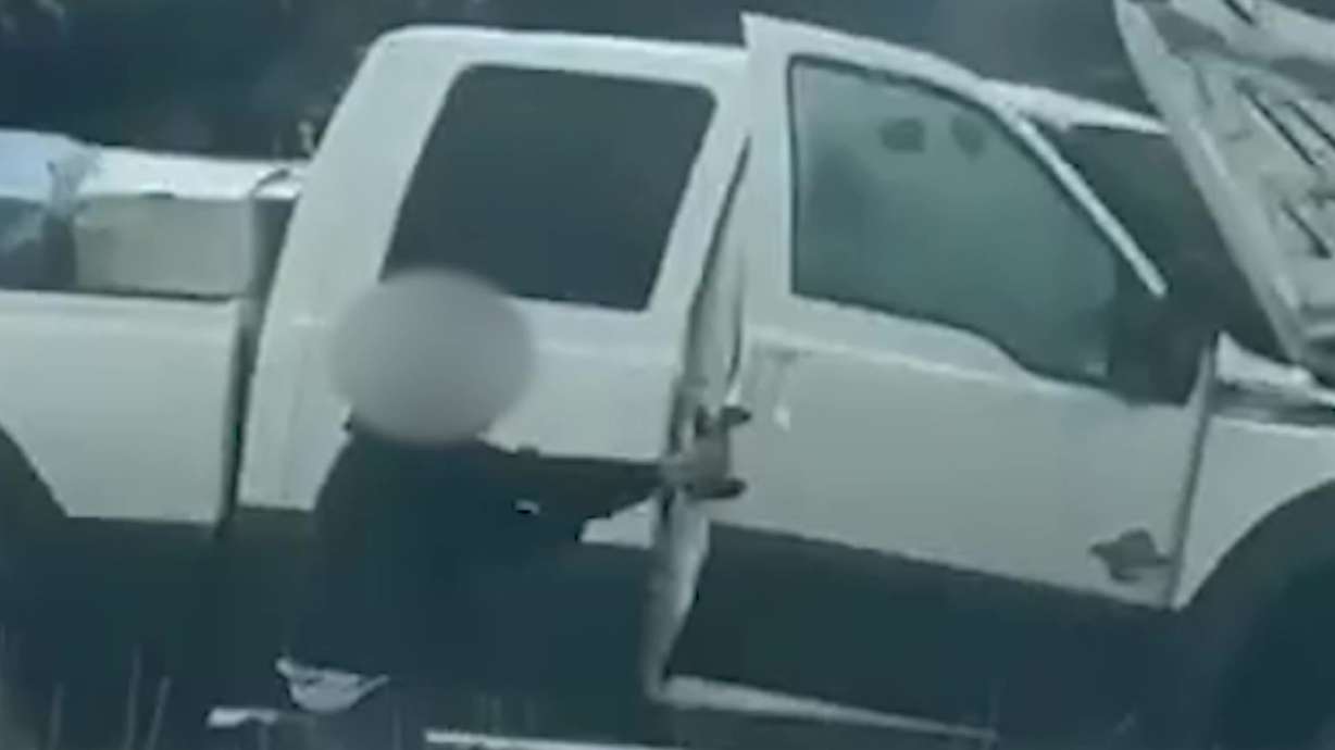 Screenshot of witness video of moments prior to deadly police shooting near Erda on Wednesday. As a critical incident team reviewed a deadly police shooting in Tooele County, a retired police officer said multiple factors would have been considered before officers opened fire.