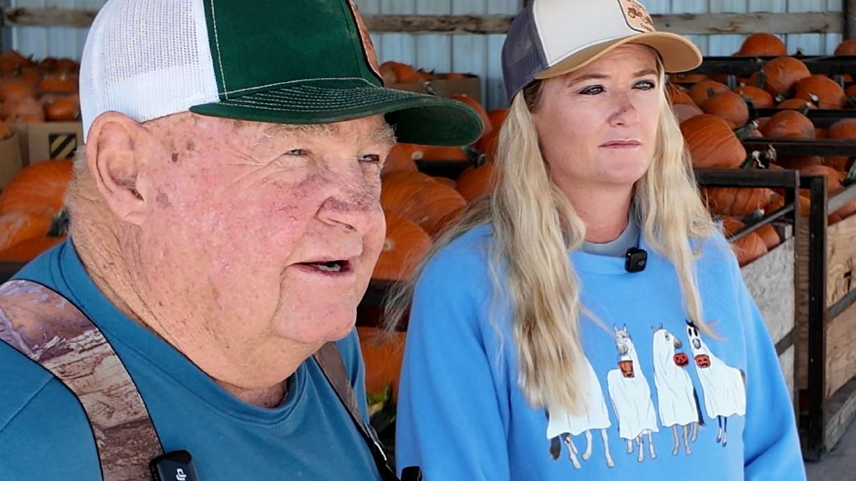 David Beck (left) and his daughter, Keisha Otten (right) run Beck Family Farms.