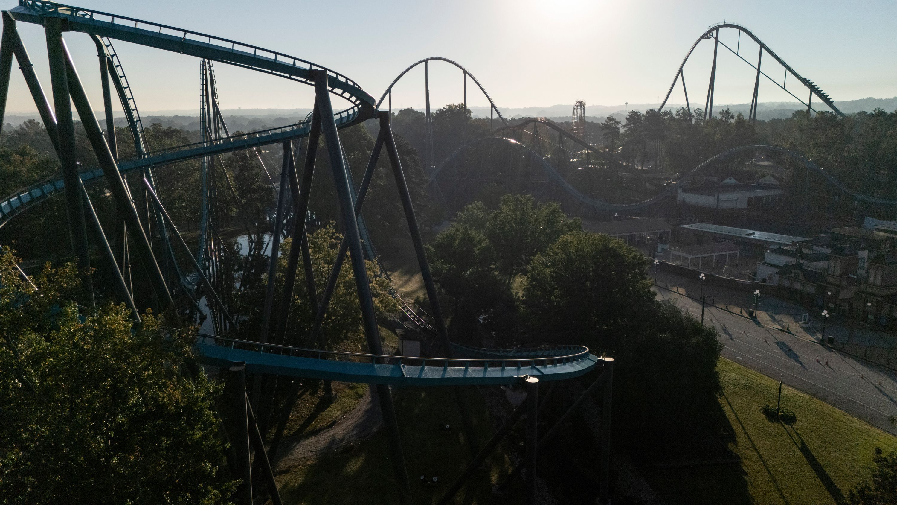 A view of Six Flags Over Georgia
