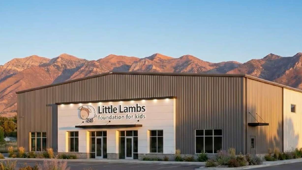 A rendering of the planned location for Little Lambs Foundation for Kids, which broke ground at 1482 N. 800 West, in Logan, on Thursday.