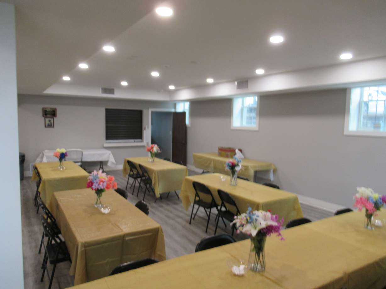 The Robert Earl Bourdeaux Fellowship Hall on Oct. 14, renovated in 2023.