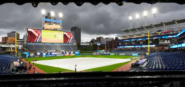 ALCS Game 4 postponed by rain; Rays and Guardians to resume series Saturday