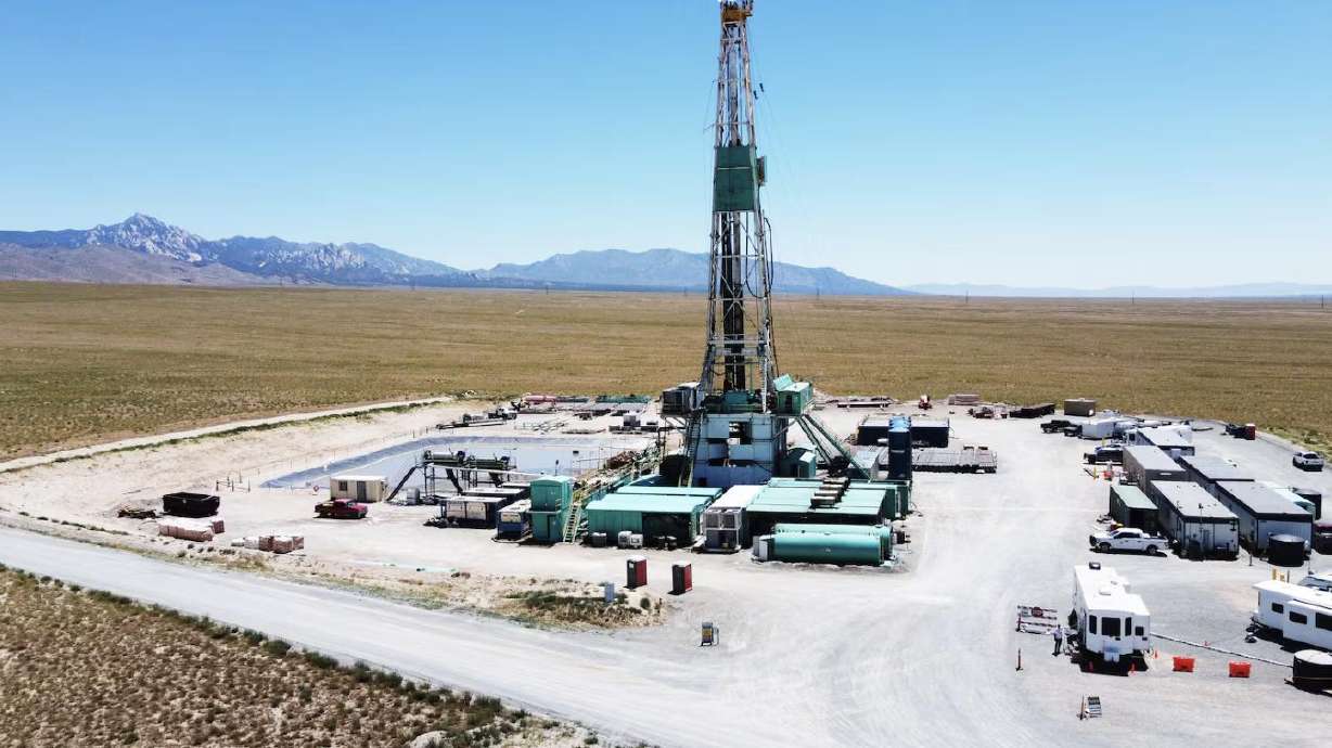 The FORGE geothermal demonstration site near Milford.