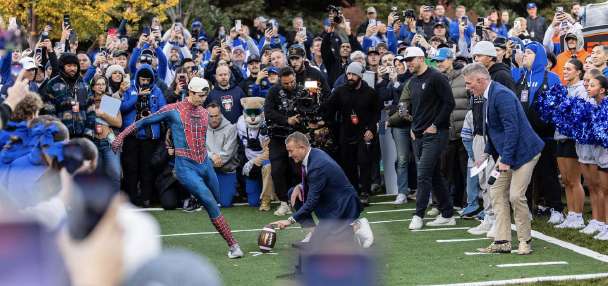 Spider-Man scores a $3 million payday with kick at BYU's 'College GameDay'