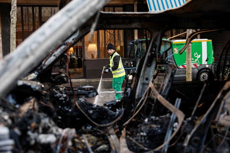 France counts the cost of worst unrest in years as tensions flare again in Paris