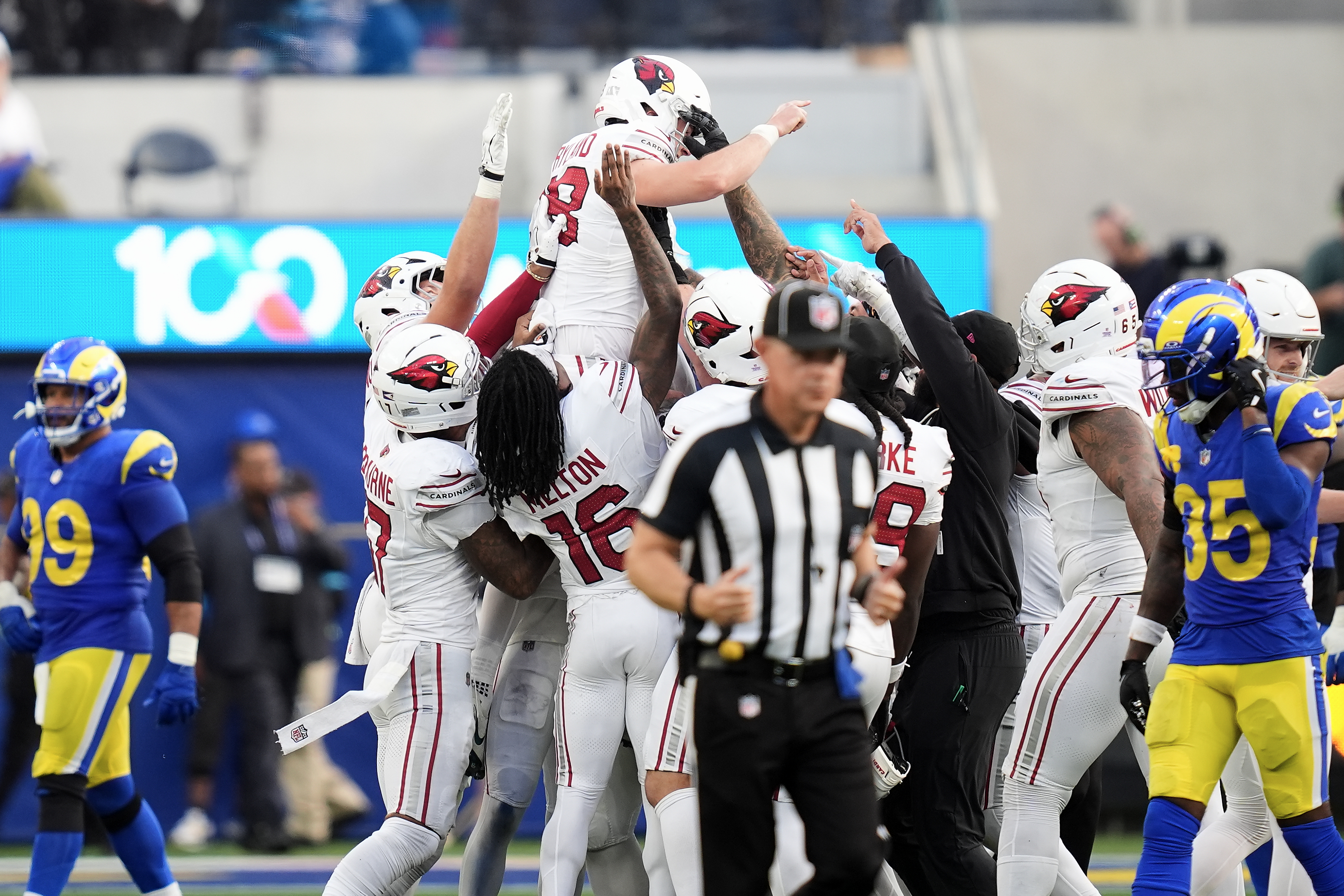 Cardinals beat Rams 18-16 on Chad Ryland's 6th field goal as time expires