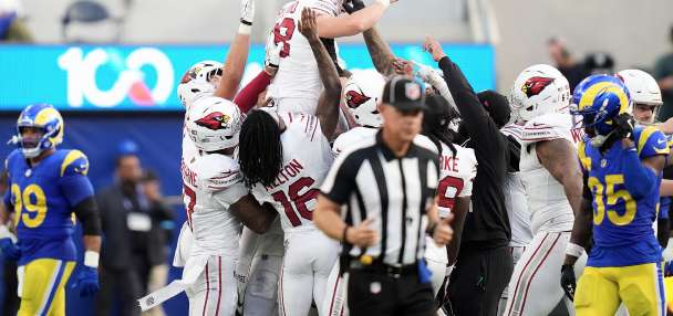 Cardinals beat Rams 18-16 on Chad Ryland's 6th field goal as time expires