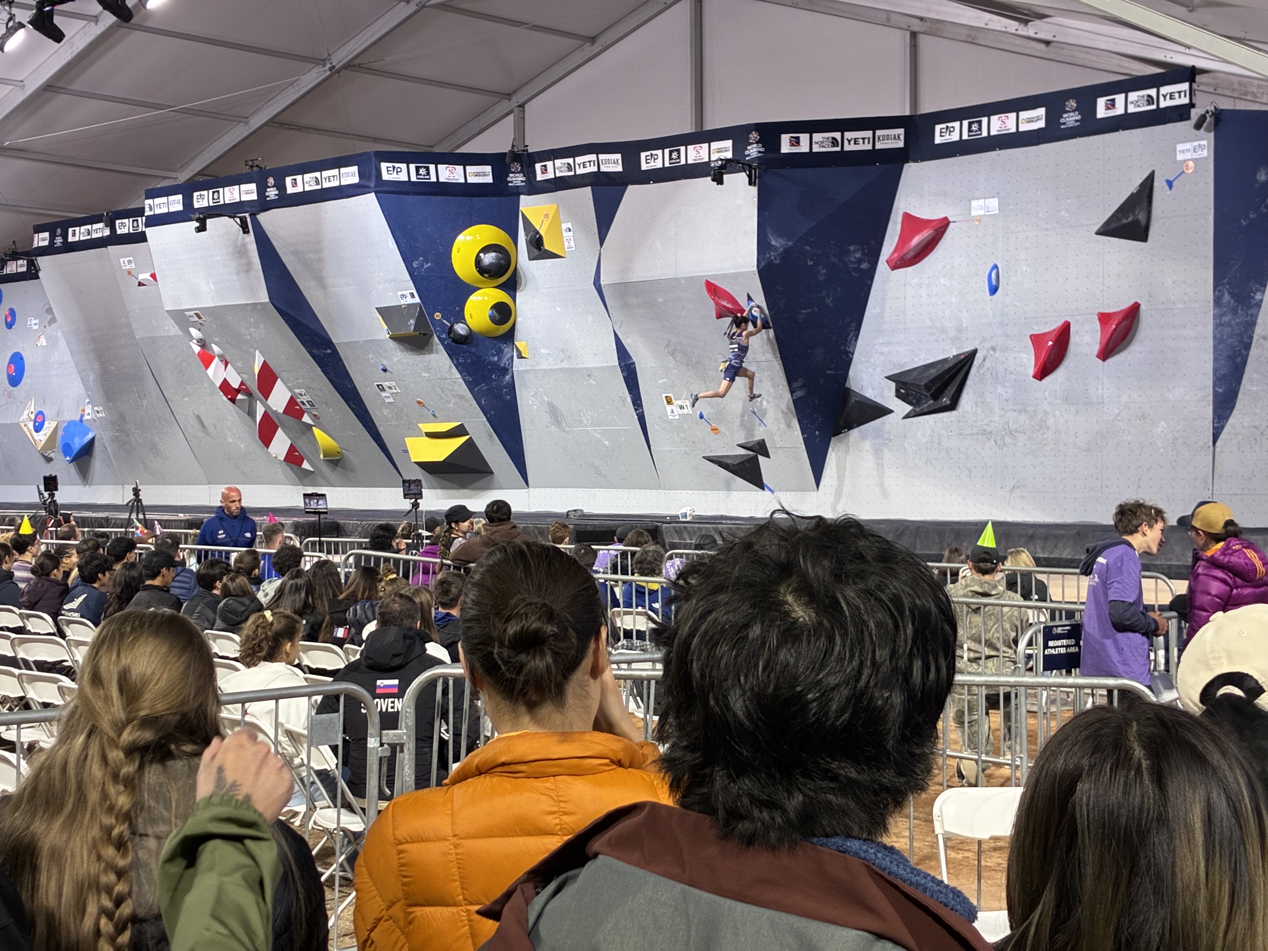 Smith's Ballpark transforms into international climbing venue