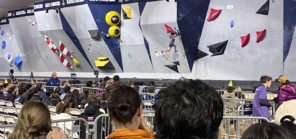 Smith's Ballpark transforms into international climbing venue