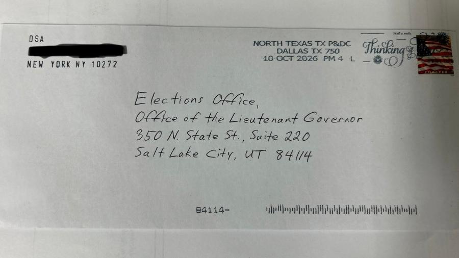 Utah's LG says Postal inspector intercepts letter with suspicious powder meant for her office