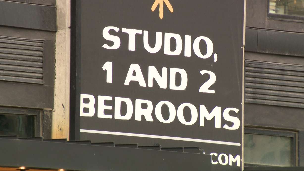 Apartments for rent in Salt Lake City are pictured on Monday.