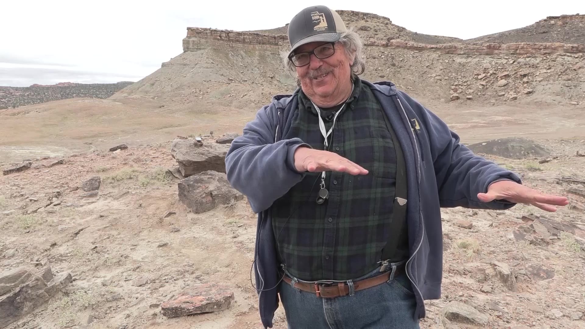 Utah State Paleontologist Jim Kirkland.