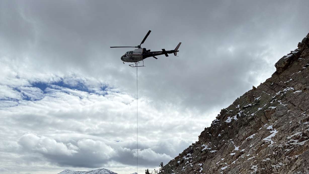 UDOT crews perform maintenance on Wyssen towers up Little Cottonwood Canyon ahead of the winter season.