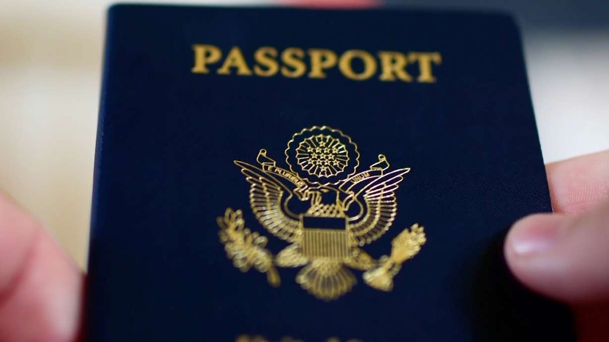 A U.S. passport is pictured. A consumer watchdog says about 85% of active registered passport couriers use marketing techniques that it considers deceptive.