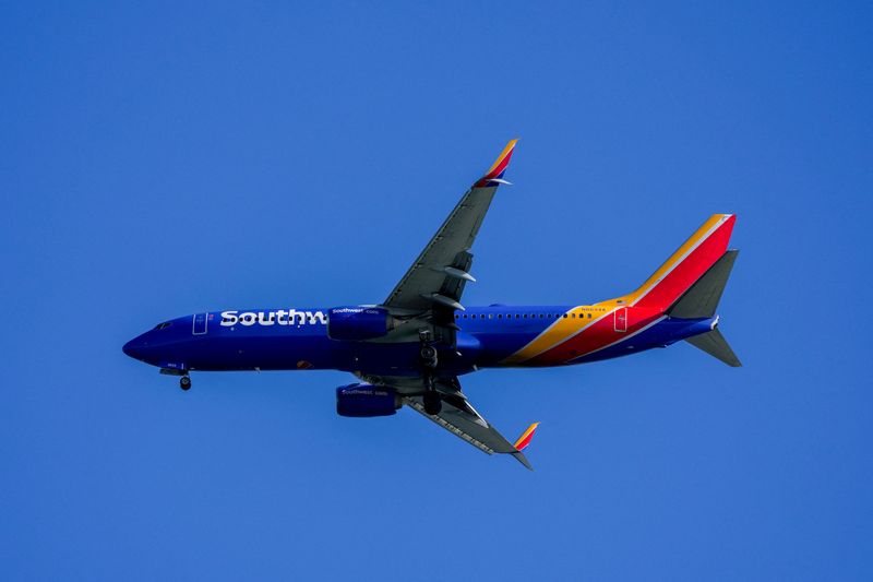Southwest tops quarterly profit estimates on higher fares, fees