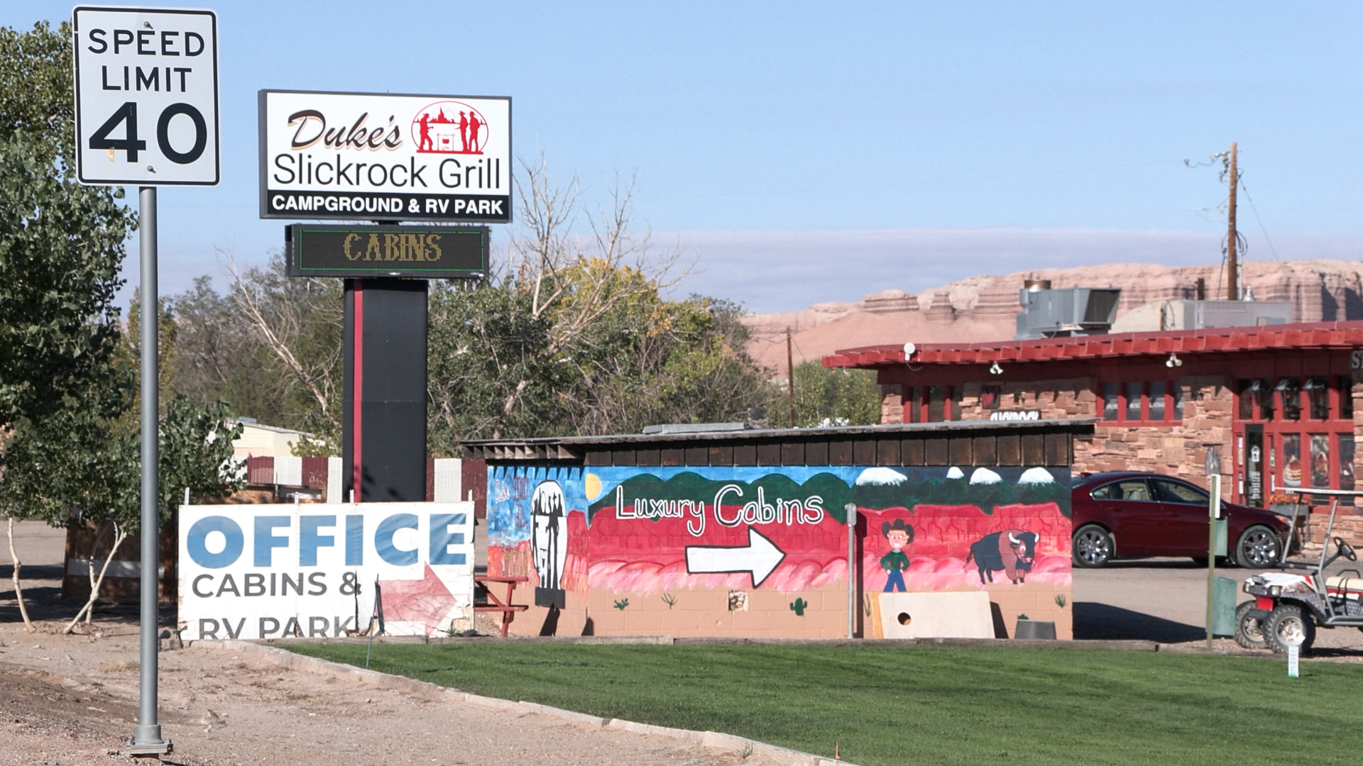 Duke's Slickrock Grill in Hanksville.