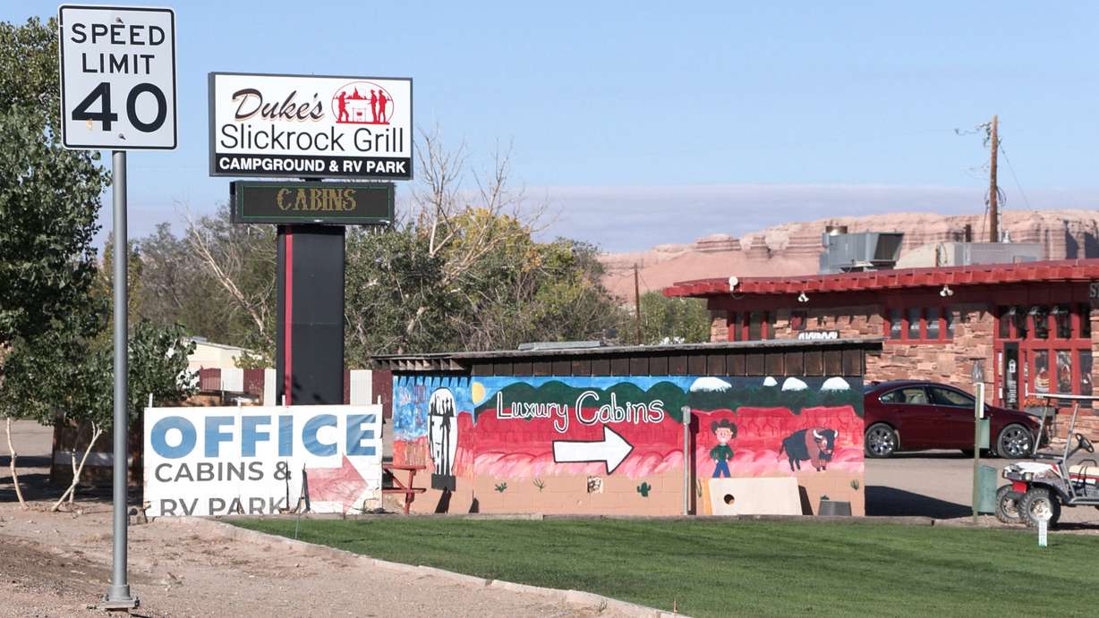 Duke's Slickrock Grill in Hanksville.