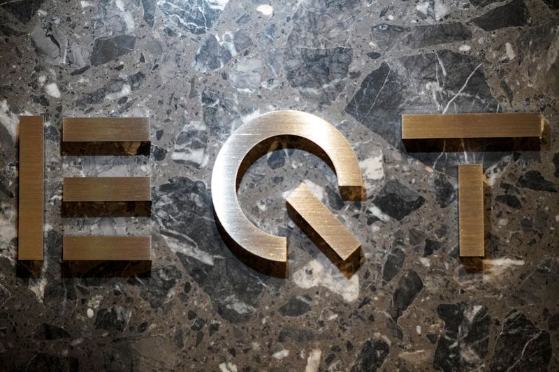 FILE PHOTO: A view shows EQT AB's logo at the company's office in Tokyo, Japan May 13, 2025.