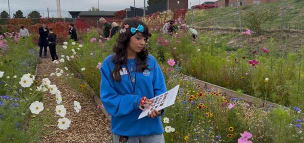 Kearns High School students hope to expand pollinator garden