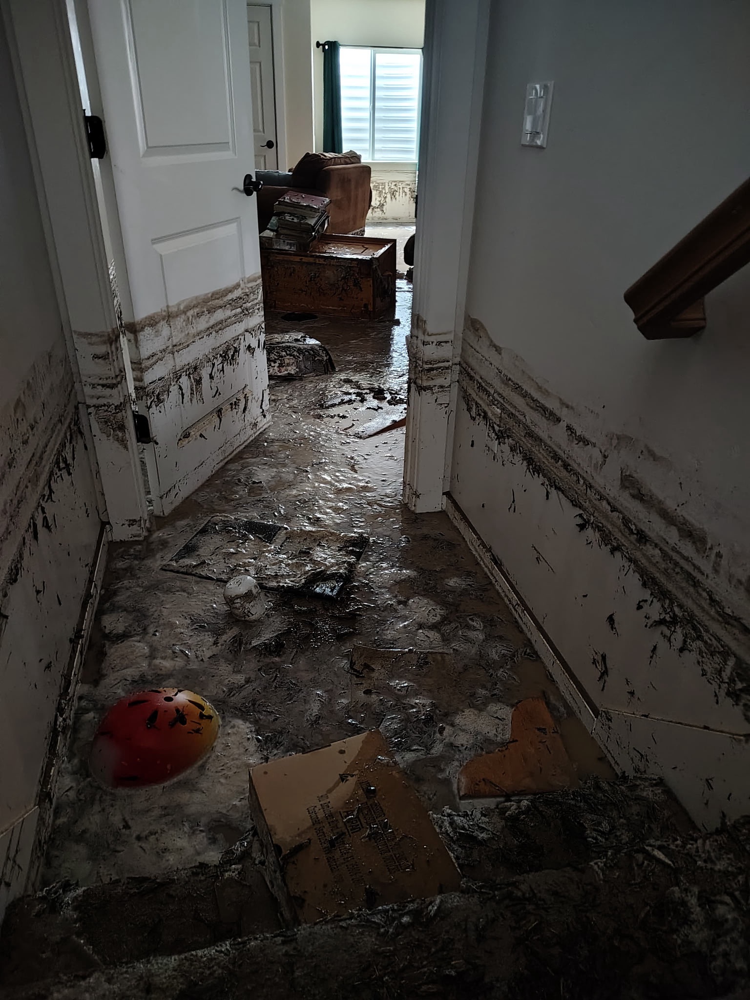 Residents report about 10 homes were damaged by flooding on Sept. 18.