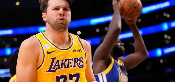 Warriors rookie Yaxel Lendeborg calls out Luka Doncic, both on court and after huge loss to Lakers