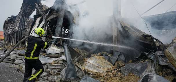 Russian missiles pound Kyiv as Moscow says over 800 Ukrainian drones downed