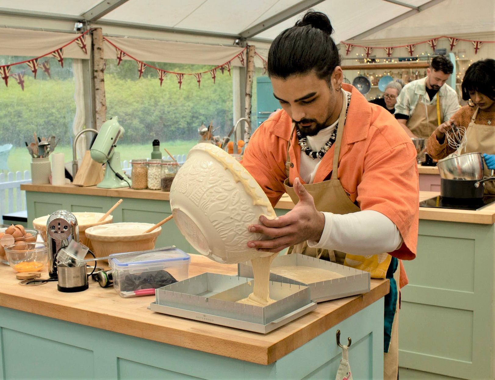 The "Great British Baking Show" has helped fuel the popularity of baking in the UK.