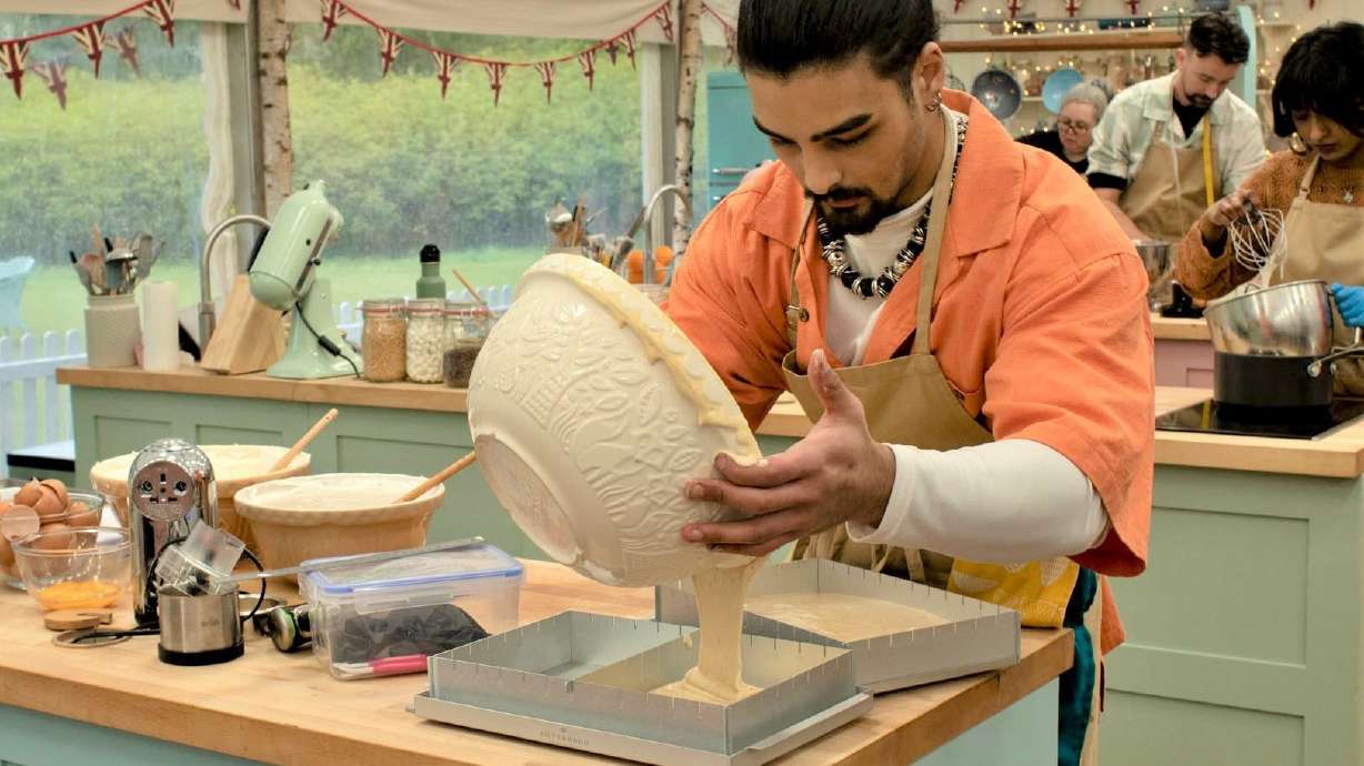 The "Great British Baking Show" has helped fuel the popularity of baking in the UK.