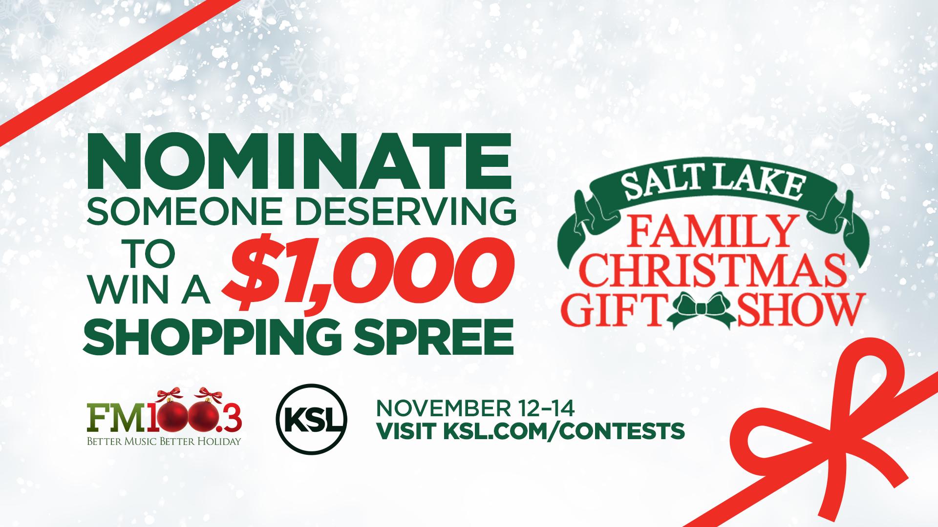 Nominate Someone for a $1,000 Holiday Shopping Spree!