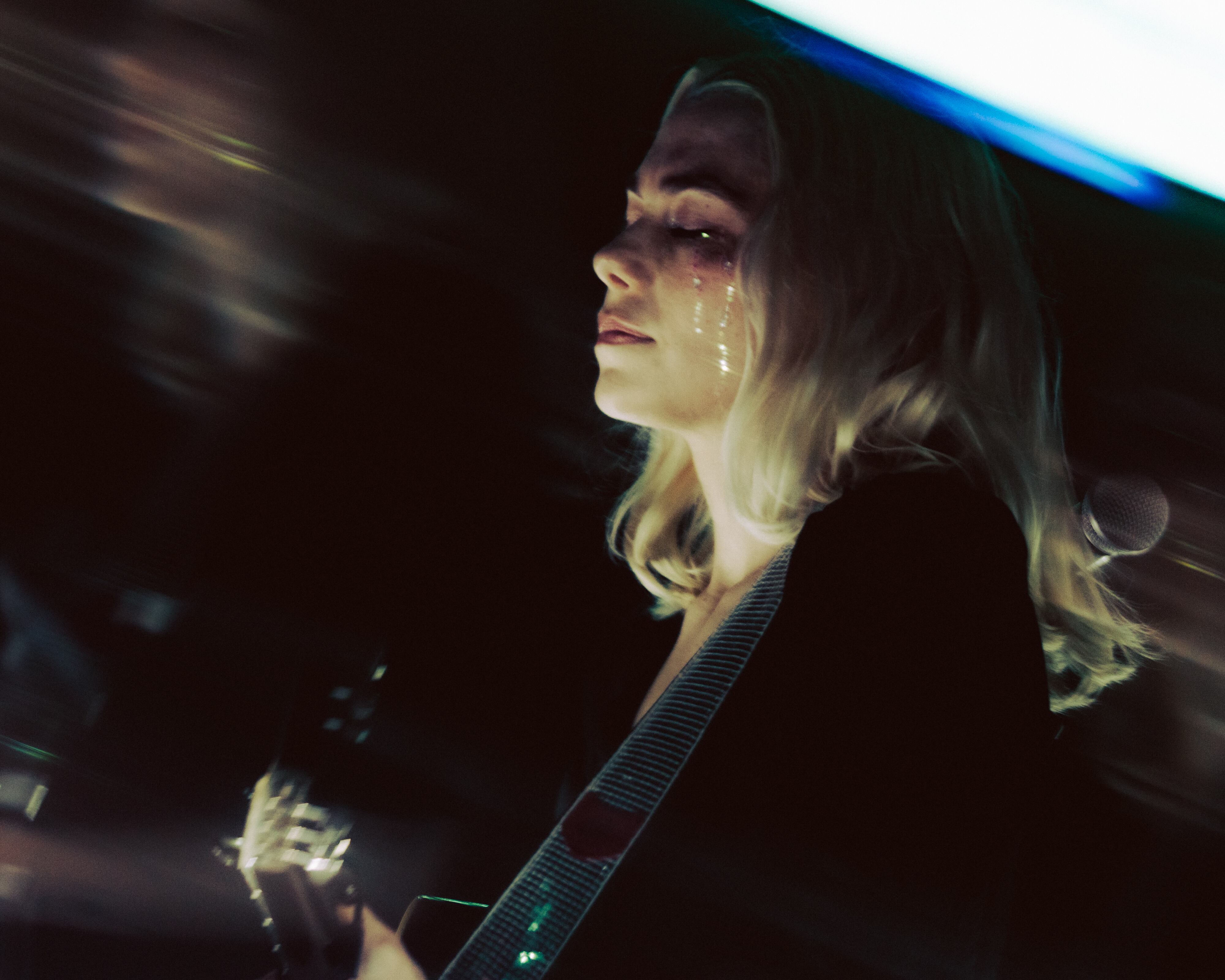 Phoebe Bridgers plays to a sold-out crowd at the Delta Center in Salt Lake City on Wednesday.