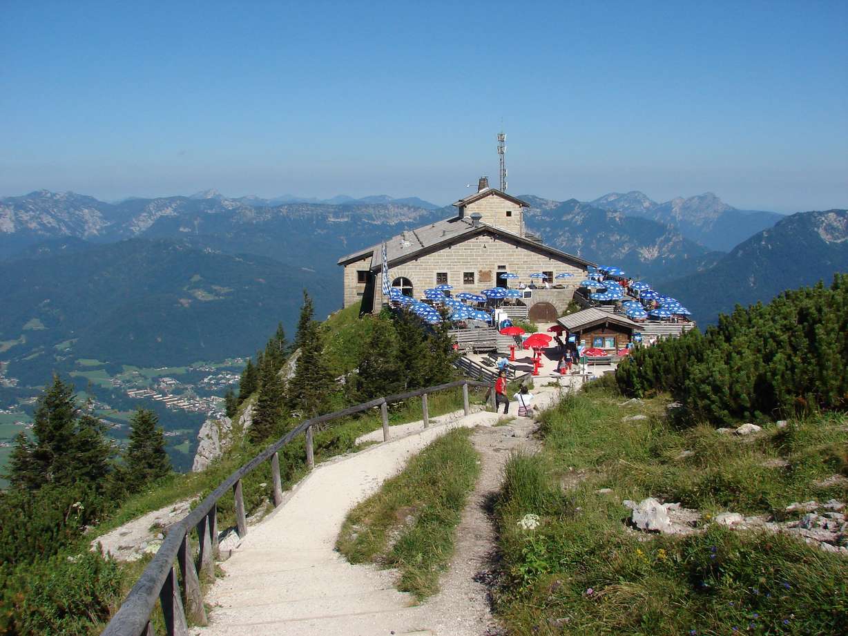 This July 26, 2007 photo shows the Kehlsteinhaus, or Eagle's Nest, built for Adolf Hitler in 1938 near Berchtesgaden, Germany.
