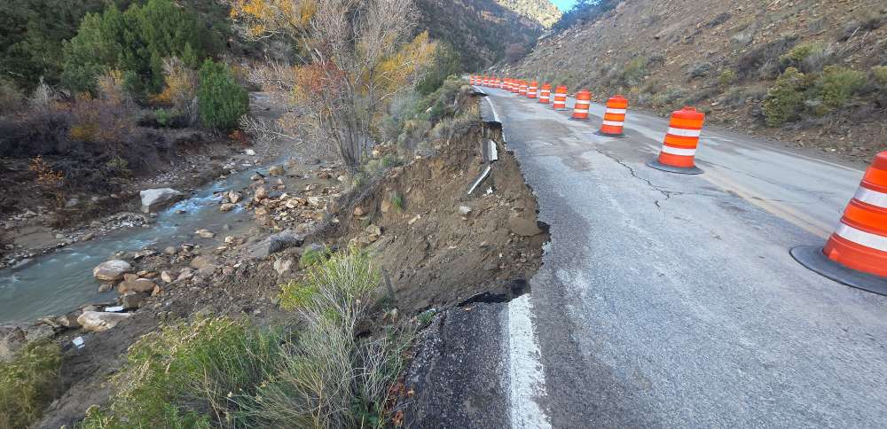 Portion of state Route 29 in Emery County closed due to road collapse