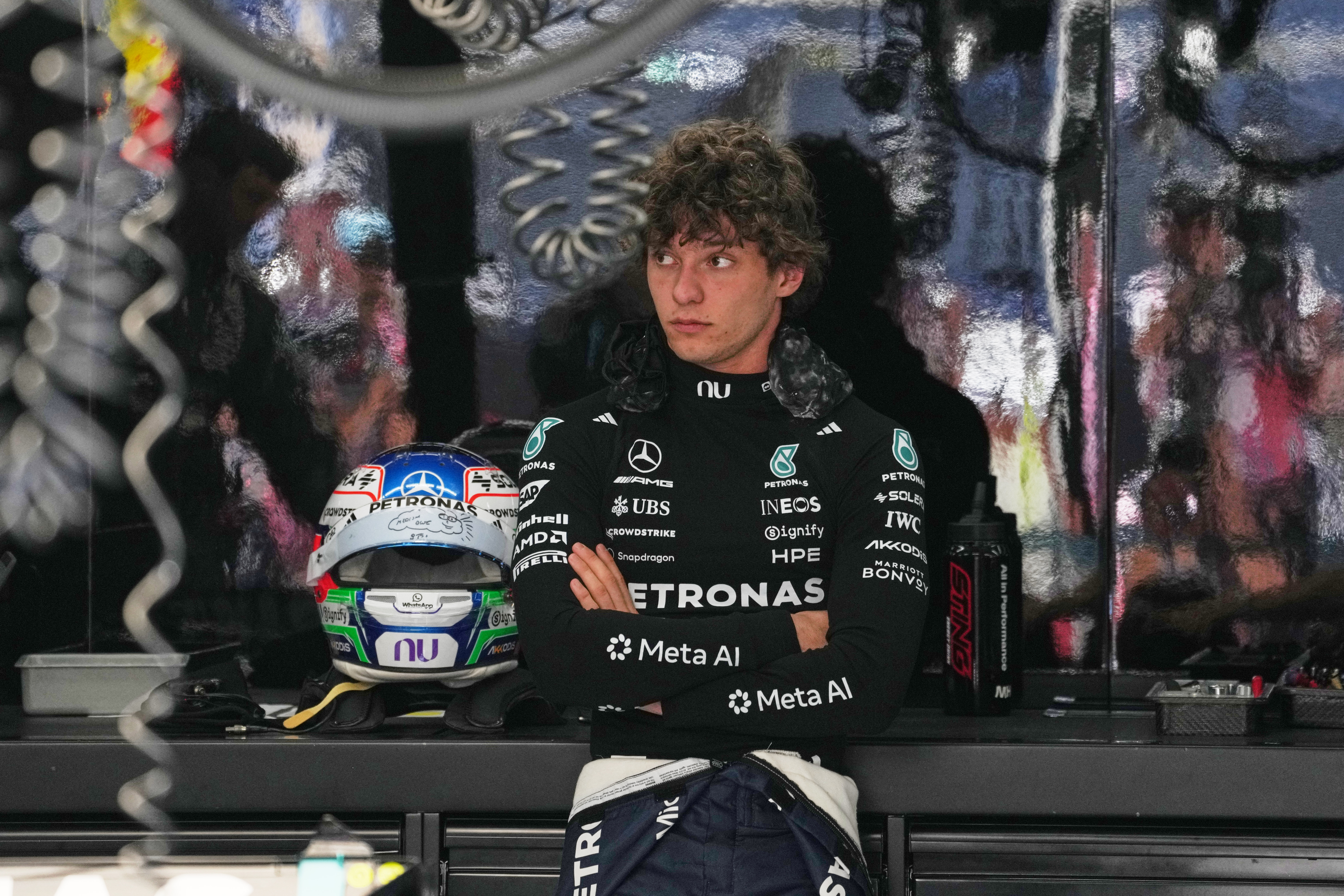 Mercedes driver Kimi Antonelli earns surprise pole for the US Grand Prix as he chases the F1 title