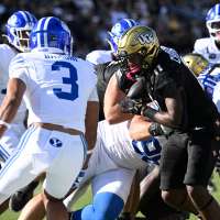 UCF stuns No. 2 BYU 39-31 in double overtime thriller