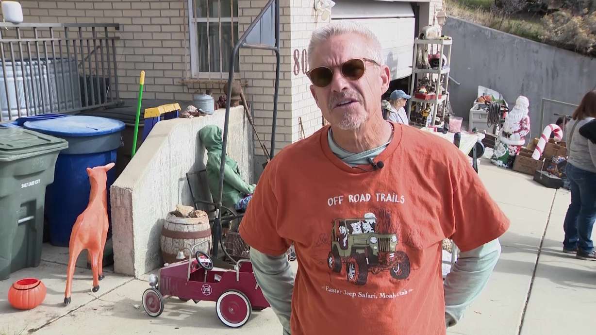 Forrest Nunley speaks with KSL, Saturday. The man behind a beloved Christmas house tradition in the Salt Lake Valley, will be turning off the lights for good after 30 years.