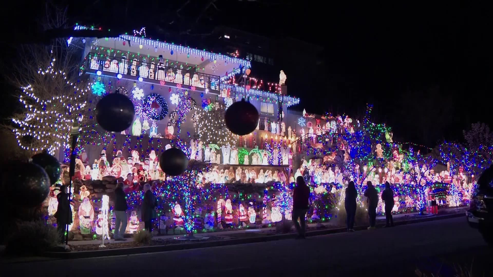 Forrest Nunley's "Christmas house" in the Avenues neighborhood of Salt Lake City in 2023. Nunley said Saturday the tradition is coming to an end due to his health challenges.