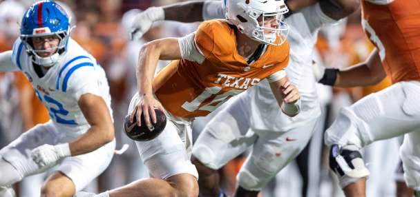 Steve Sarkisian likes the edgy Arch Manning who helped Texas avoid meltdown against Ole Miss