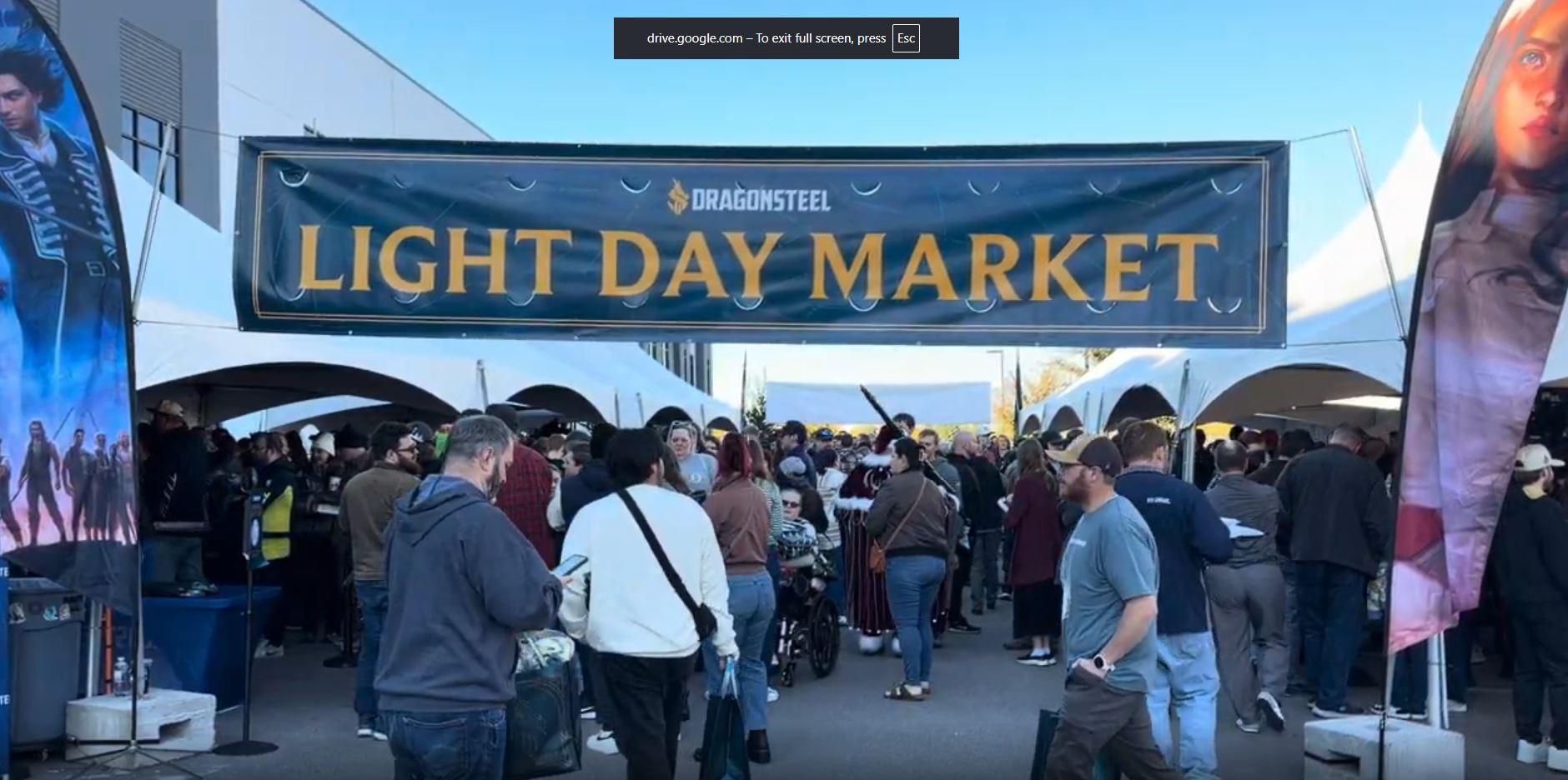 Thousands gather for Dragonsteel's first in-person Light Day Market