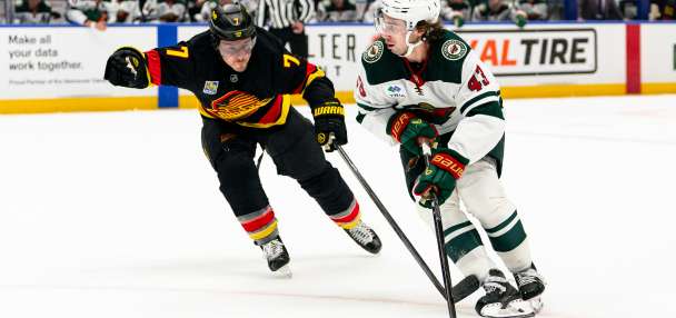 Quinn Hughes has a goal and an assist in his Vancouver return in Wild's 4-2 victory