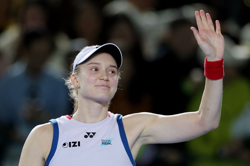 Tennis-Rybakina finds Ningbo spark again ahead of WTA Finals title defence