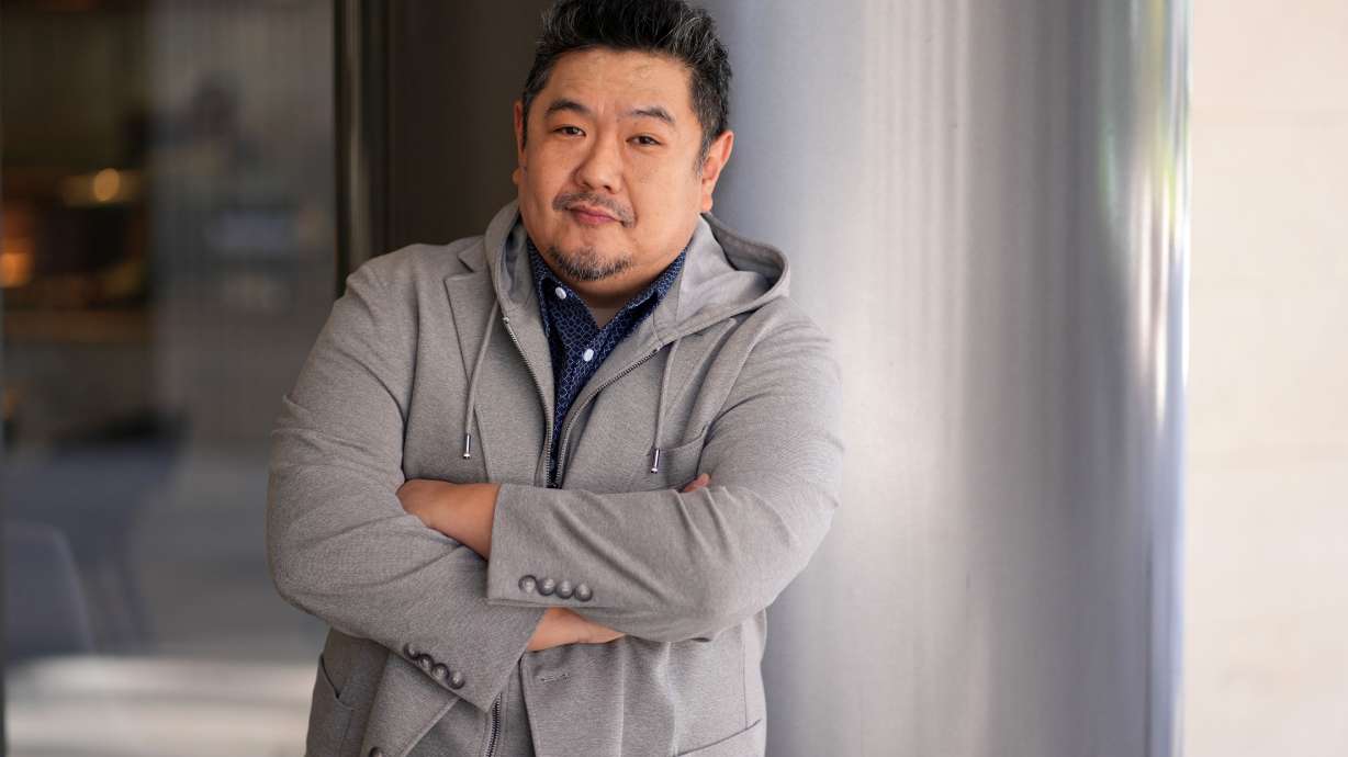 Eric Bauza poses for a portrait to promote the film "Coyote vs. Acme" in Los Angeles, on June 9, 2026.